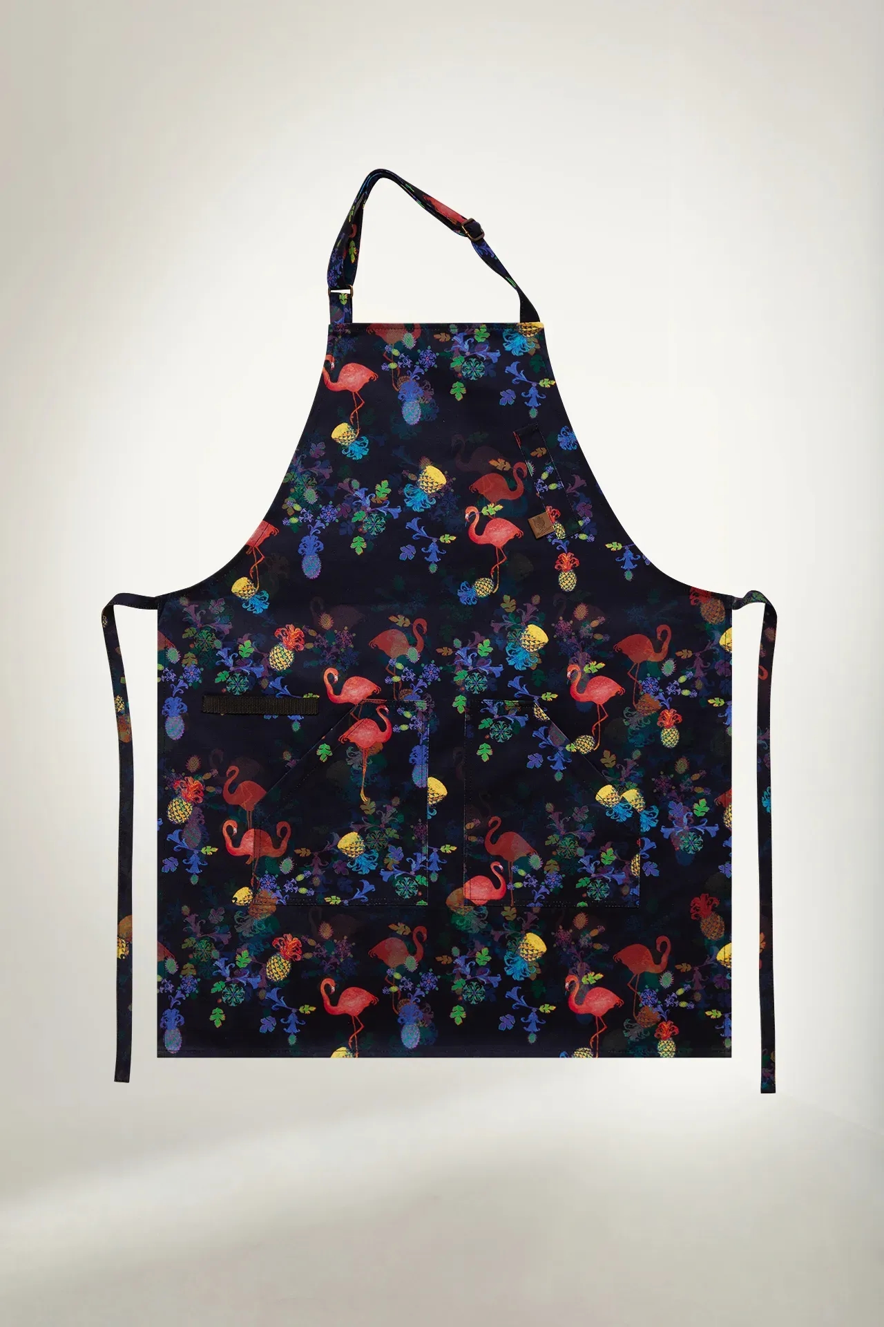 Apron Kelner male PRINT Apron Cotton Apron Aloha dark blue