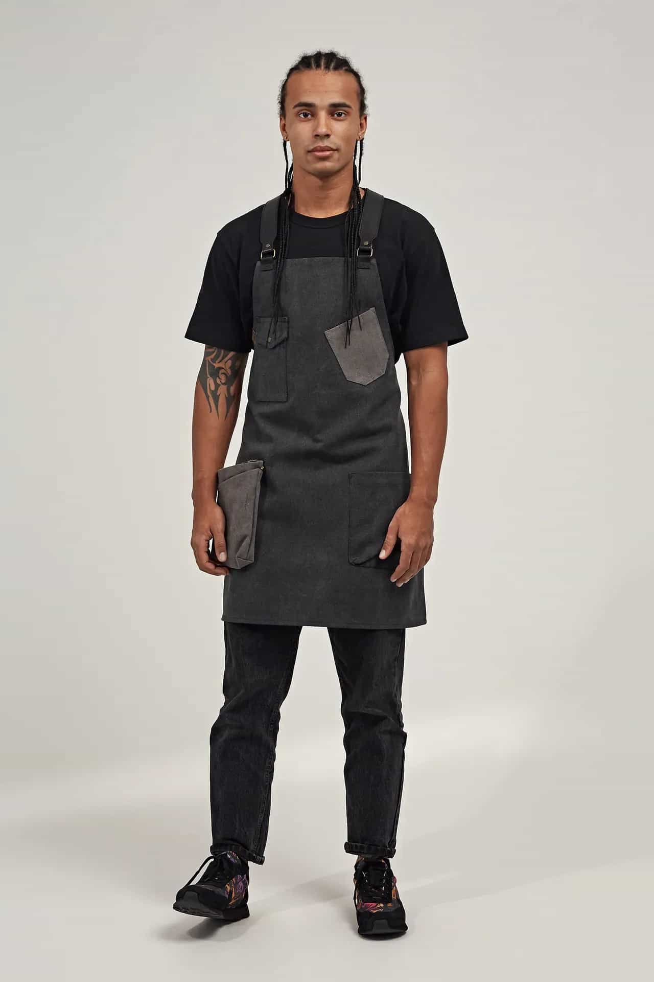 Woodworker Apron Strong canvas Apron Black