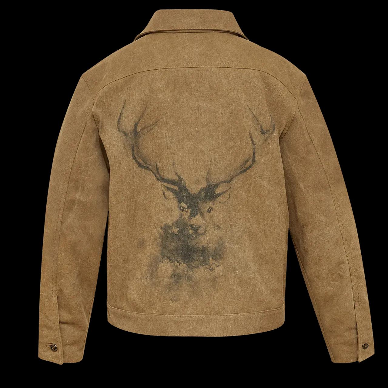 Jacket Watercolor red deer